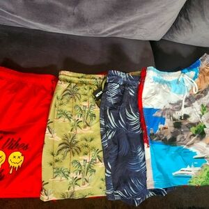 Men's  Swim Trunks - 4Pairs (BONUS Free 🎁 w/ purchase!)